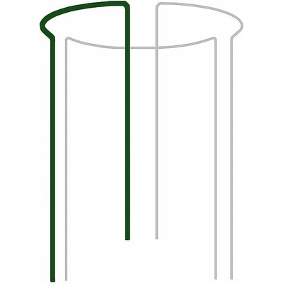 Kruhová podpora pro rostliny 1/3 kruhu průměr 40 cm, výška 60 cm – Sleviste.cz