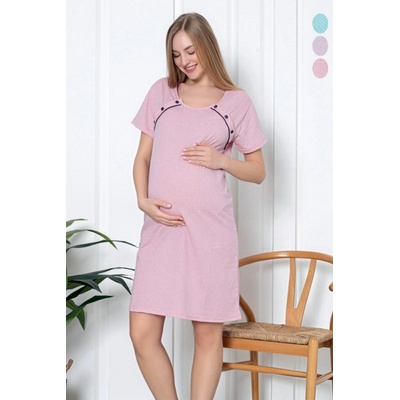 Materská nočná košeľa 21291 Pink Pattern