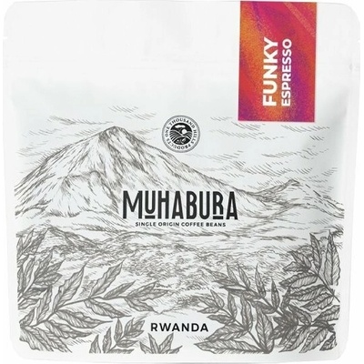 HAYB Rwanda Muhabura Funky Anaerobní Espresso zrnková 400 g