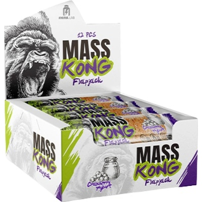 Hero. Lab Mass KONG FlapJack ~ Oat Bar [12 x 90 грама] Червена боровинка с йогурт