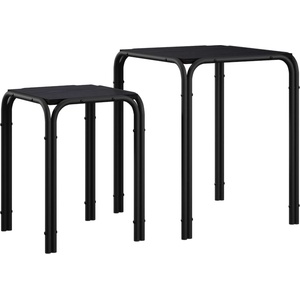 vidaXL Странична маса Черен дъб 41 x 40 x 50 см Инженерна дървесина (8013644)