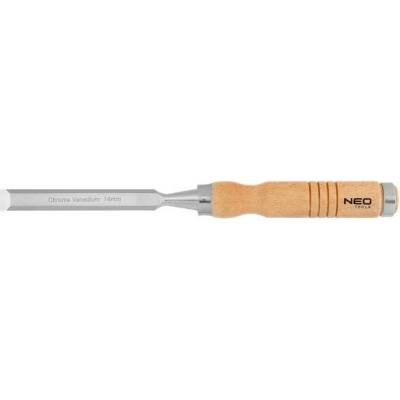 dláto 14mm, CrV dřevěná rukojeť NEO tools 37-814 IVK37-814