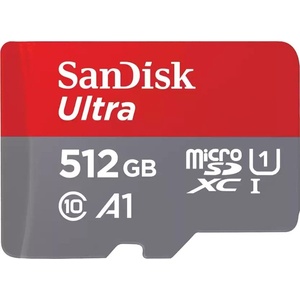 SanDisk microSDXC 512GB A1/UHS-I/CL10 (SDSQUAC-512G-GN6FA)