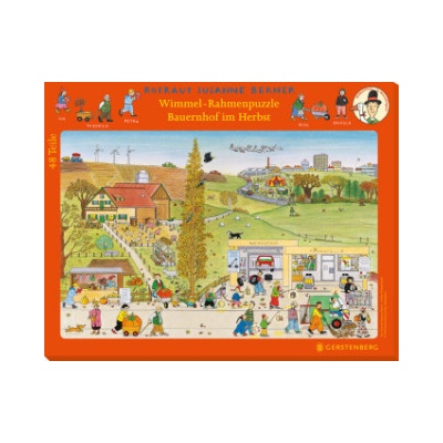 Herbst-Wimmlepuzzle Rahmenpuzzle