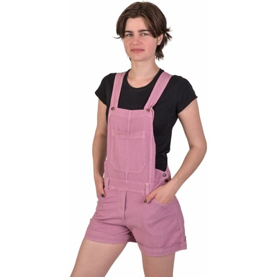 Sanu Babu kraťasy s laclem kapsy a knoflíčky růžová