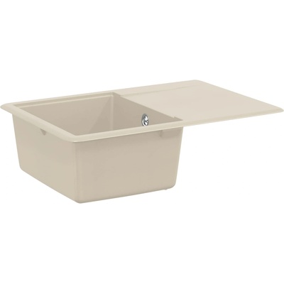 vidaXL Мивка Бежово 670 x 460 мм 80% Кварц и 20% Смола (42028410)