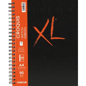 Canson Book Wire Bound Long Side XL Sketch Скицник 100 A4 90 g Portrait (C31200L020)