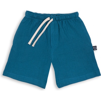 Wouki dětské šortky Kohaku dark aquamarine