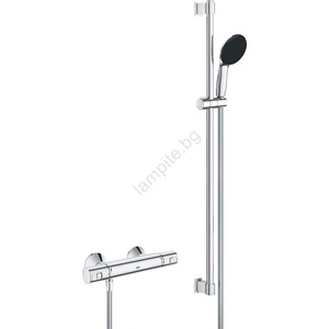 GROHE 34854001 - Душ комплект с термостатен смесител precision start 900 мм хром (gh1244)