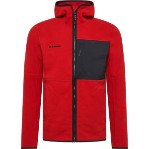 Mammut Мъжко поларено яке Mammut Tamaro Midlayer Hooded Jacket Fleece jacket - Dark Mammut Red / Black - размер XXL (005-6639-0415)