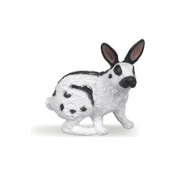 Image 1 of Papo - Фигурка за колекциониране и игра - Черно - бяло зайче (51025)
