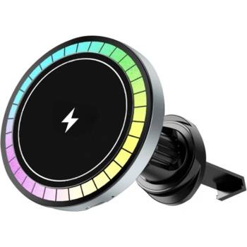 Моbilly държач с Magsafe 15W безжично зареждане за вентилационна решетка