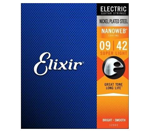 Elixir 009-042 Nanoweb Super Light 12002