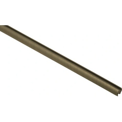 Záclonová tyč s drážkou Kira cappuccino Ø19 mm 160 cm