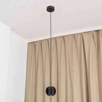 Helam Пендел на кабел GAMBIT 1xGU10/10W/230V черен (HE1732)