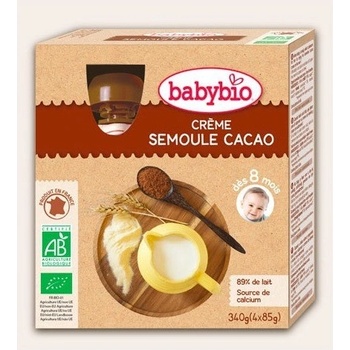 Babybio Kapsička krém kakao krupička 4 x 85 g