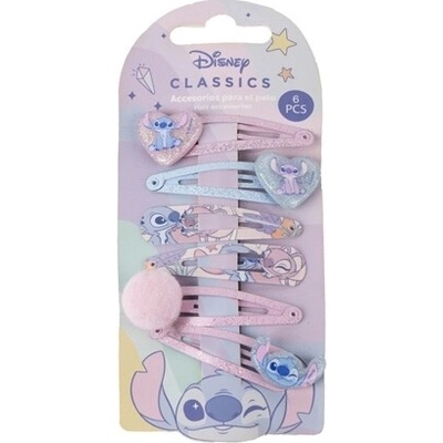 Sponky do vlasů Cerda Disney Stitch - 6 kusů (2500003682)