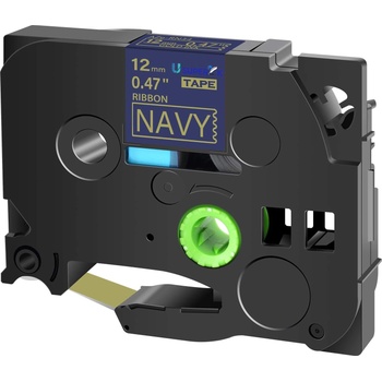 Brother Консуматив за принтер BROTHER textile tape gold/navy 12mm/4m TZERN34 (TZERN34)
