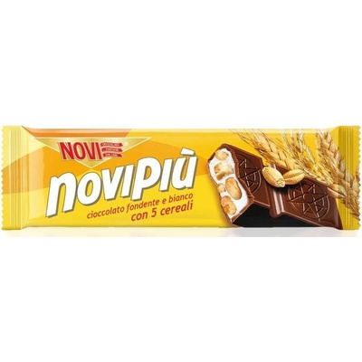 Novipiù hořká a bílá s pěti cereáliemi 28 g