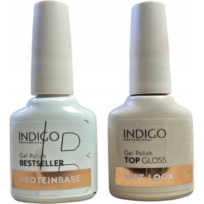 Indigo Proteinová báze Top Wet Look hybridní sada báze top 7ml