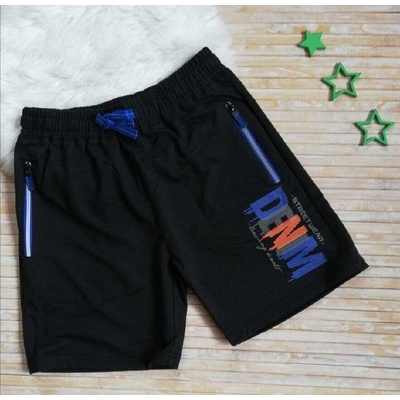 Kugo chlapecké kratasy s nápisem černá