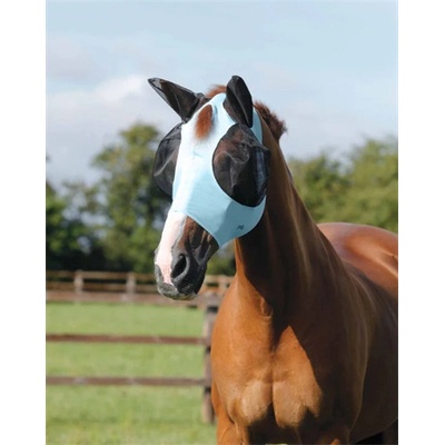 Premier Equine Elastická maska na uši modrá šedá – Zboží Dáma