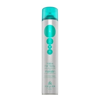 Kallos Keratin Hair Spray Extra Strong Hold силен фиксиращ лак за коса с кератин 750 ml