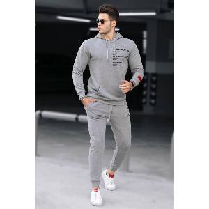 Madmext Мъжки спортен екип 41954209 - Сив 290102 (290102_Сив)