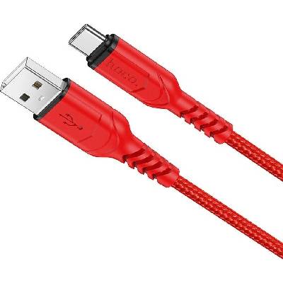Hoco X59 USB A na Type C Qc 3A 1m červený