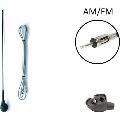 CALEARO Anténa strešná, univerzálna, predná, 41cm, DIN CAL-7657008
