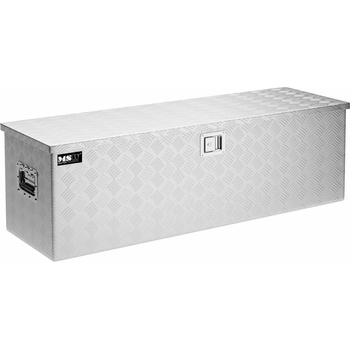 MSW Hliníkový kufr na nářadí rýhovaný plech 124 x 38 x 38 cm 150 l MSW-ATB-1230