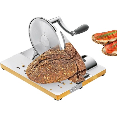 Zassenhaus Ruční kráječ na chleba Vintage, chromový