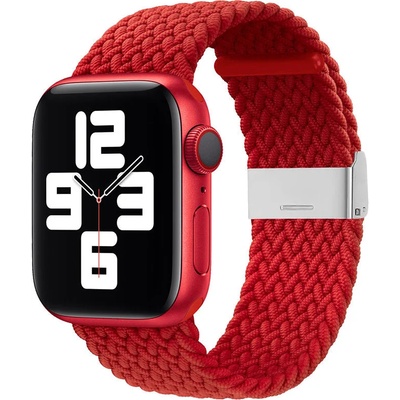 HQWear Каишка HQWear Strap Fabric Band за Apple Watch 6 / 5 / 4 / 3 / 2, 42mm / 44mm, Red (KXG0015137)