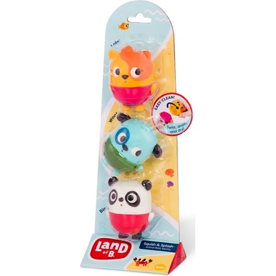 Battat Комплект за баня - Куче, Коте и Панда (btlb1845z)