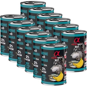 Alpha Spirit Dog Wet - Sardine & Banana 12 x 400 г