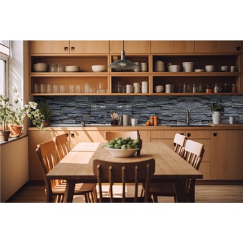 DIMEX ART s. r. o Фототапет за кухня - шистична каменна стена 420 x 60 см