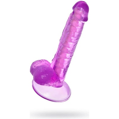 A-Toys Realistické dildo by TOYFA Celiam TPE fialové 20,5 cm