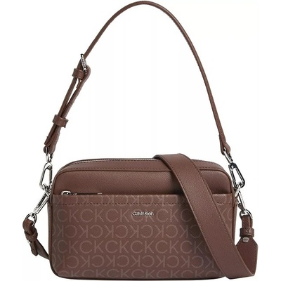Calvin Klein Crossbody kabelka Must Conv Camera Bag Mono /Hnedá