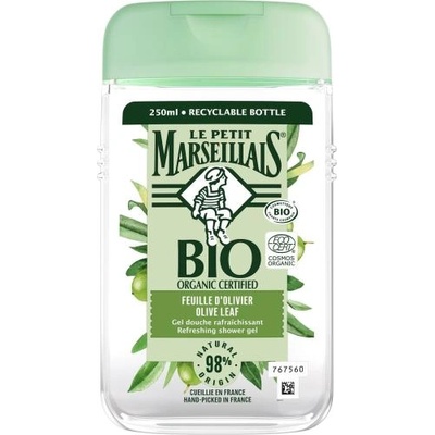 Le Petit Marseillais Bio Organic Certified Olive Leaf Refreshing Shower Gel освежаващ душ гел 250 ml унисекс