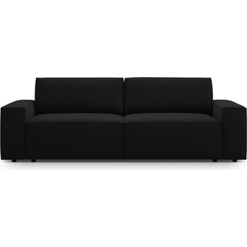 Micadoni Черен кадифен разтегателен диван с място за съхранение 247 cm Jodie - Micadoni (MIC_3SF_51_F1_JODIE7)