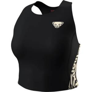 Dynafit Дамски потник с широка презрамка Dynafit Women's Trail Crop Top Tank top - Black Out - размер XS (916-6631-0111)