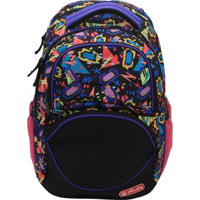 Herlitz Ученическа раница Zipper Cube, мотив Cosmic Shapes - Herlitz