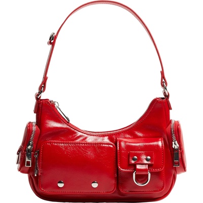 Bershka Чанта за през рамо червено, размер One Size