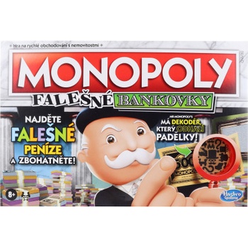 Hasbro Monopoly falešné bankovky SK verze