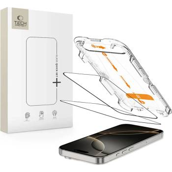 Tech-Protect QUICK SET+ 2-PACK за iPhone 16 Pro черен (5906302363155)