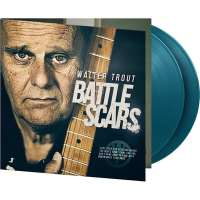 Walter Trout - Battle Scars (Numbered/Anniversary/Limited Edition) (Aquamarine Coloured) (2 LP) (8719262041127)