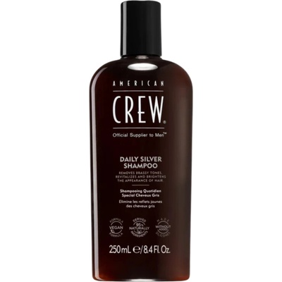 American Crew Daily Silver šampon pro každodenní péči o šedivé vlasy 250 ml
