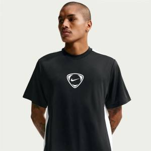 Nike Тениска Nike Men's Short Sleeve Performance T-Shirt - Black/White - sportihobi - 111,46 лв