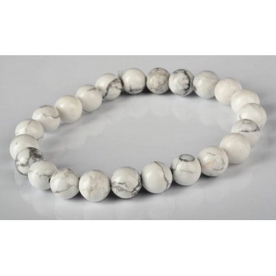 Jiný výrobce Náramek howlit (magnezit) 8mm