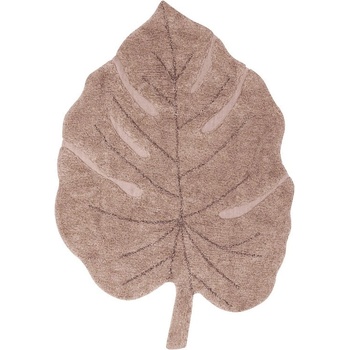 Lorena Canals Розов ръчно изработен памучен детски килим подходящ за пране 120x180 cm Monstera Vintage Nude - Lorena Canals (C-MON-VNU)